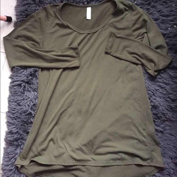 LuLaRoe Tops - 🎉 LAST CHANCE🎉 LuLaRoe Small Army Green Tunic